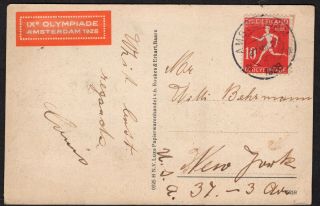 Olympics Amsterdam Post Card 1928