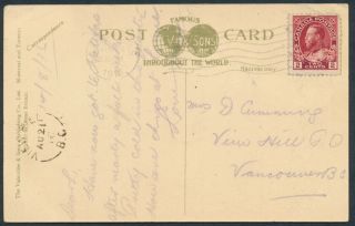1916 View Hill Bc Split Ring Receiver Au 21 16 On Pc Posted At Halifax