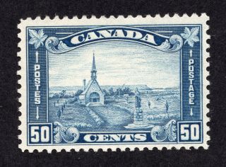 Canada 176 50 Cent Dull Blue Grand Pre King George V Arch Issue Mnh