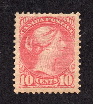 Canada 45 10 Cent Brown Red Queen Victoria Small Queen Issue Mh