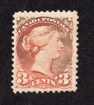Canada 37 3 Cent Red Queen Victoria Small Queen Issue Mnh
