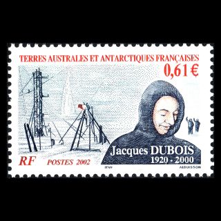 Taaf 2002 - Death Of Jacques Dubois Antarctic Researcher - Sc 304 Mnh