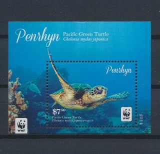 Gx01808 Cook Islands Penrhyn Turtles Animals Reptiles Good Sheet Mnh