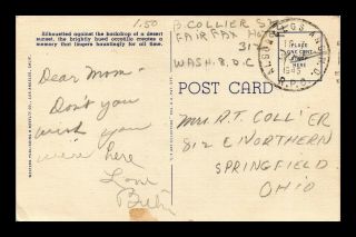 Dr Jim Stamps Us Albuquerque Los Angeles Rpo Railroad Post Office Postcard
