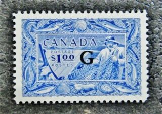 Nystamps Canada Stamp O27 Og H $100