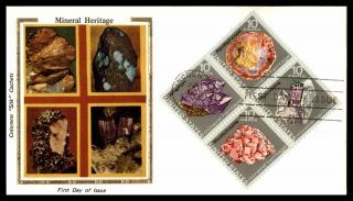 Mayfairstamps 1970s Us Fdc Mineral Heritage Colorano Silk Black First Day Cover