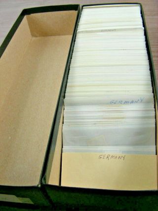 Germany & Area,  Accumulation Of Stamps,  900,  Glassines (long Black Box)