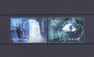 Iceland,  Europa Cept 2001,  Water Theme,  Mnh