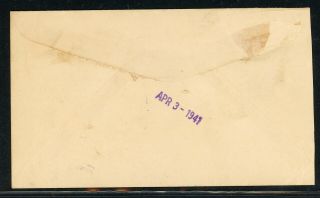 Nicaragua Postal History: LOT 239 1941 BISECT 10c PUERTO CABEZAS (Local) $$$ 2