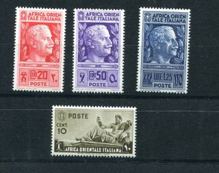 Italian East Africa Selection Perfect Mnh Stamps From 1938 Issue See Scan