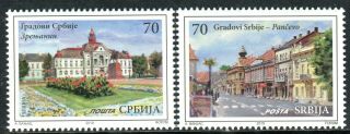 1377 Serbia 2019 - Cities Of Serbia - Pancevo - Zrenjanin - Mnh Set