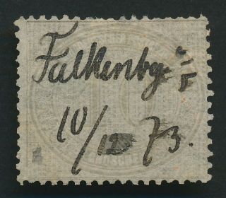 GERMANY STAMPS 1873 & 1878 10m FALKENBURG,  2m PURPLE P.  O CONSTANTINOPLE TURKEY 5