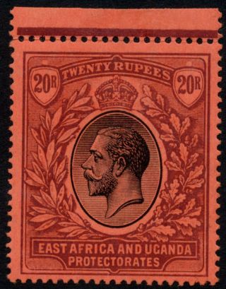 East Africa And Uganda 1912 - 21 20r Gv Nh Sg 59 Cat £475