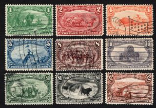 Usa 1898 Set Of Stamps Scott 285 - 293 Cv=2172$