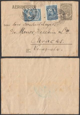 Colombia - Scadta 1927 - Postal Stationary To Caracas - Venezuela (8g - 29734) Mv - 4904