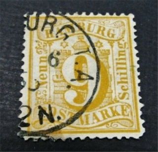 Nystamps German States Hamburg Stamp 18 €2600 20908