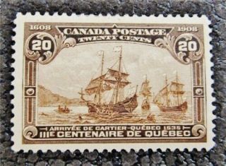 Nystamps Canada Stamp 103 Og H Un$400 Vf