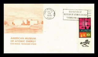 Dr Jim Stamps Us American Museum Atomic Energy Oak Ridge Tennessee Cover