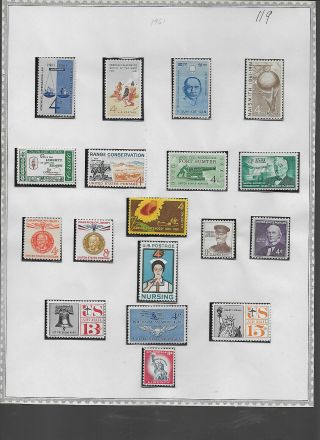 Page 119 Us Stamp Stamps From 1961 -