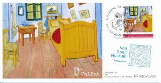 [100468] Sint Maarten 2016 Vincent Van Gogh The Bedroom Comm.  Cover Mnh