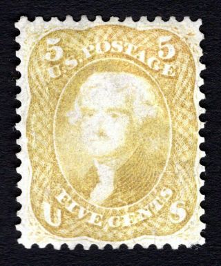 Usa 1861 Stamp Scott 67 Mng Cv=10500$