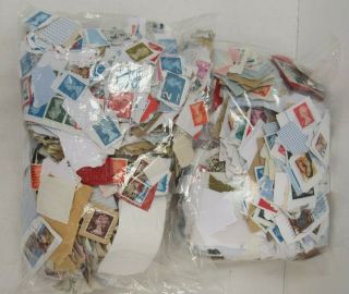 Unsorted 5kg Charity Stamps Mixed Uk,  Foreign,  Franked - Tiv Sc5
