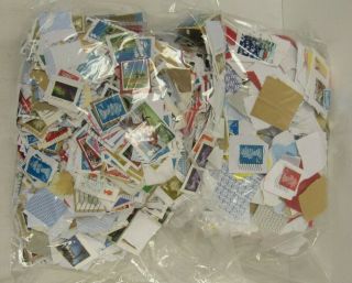 Unsorted 5KG charity stamps mixed UK,  foreign,  franked - TIV SC5 3