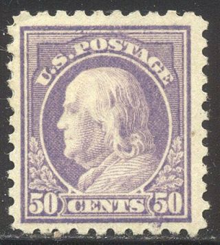 U.  S.  477 Vf Beauty - 50c Violet,  P10,  Unwmkd ($850)