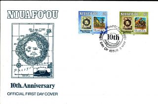 Dinosaurs Prehistoric Animals Stamp On Stamp 1993 Tonga Niuafo 
