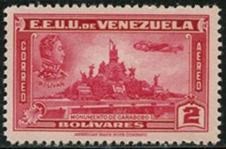 Venezuela 1940 Carabobo Monument Set Sc C136 - 41 Nh
