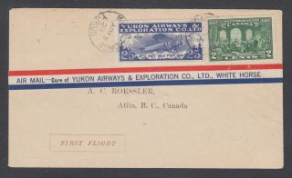 Canada Sc Cl46i,  150.  1929 Cherry Red Airlines First Flight Cover Prince Albert