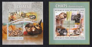 Niger 2013 - Cats - Pets - Postage Stamps Mnh Ar