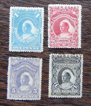 Niger Coast 1894 Values To 1s Mm