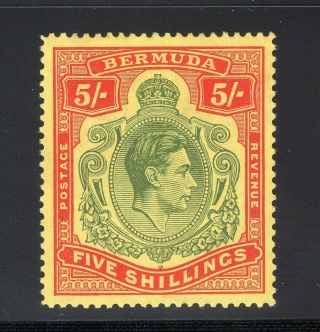 1938 - 53 Bermuda.  Sg 118b. ,  Never Hinged,  Extra Fine.