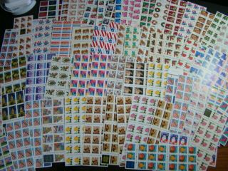 $370.  00 Face Value All U.  S.  Usable Postage Lot Booklet Panes