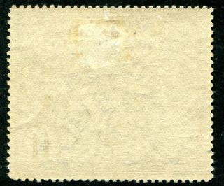 (285) VERY GOOD 1929 GV £1.  00 BLACK U.  P.  U.  MOUNTED FULL GUM 2