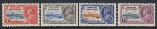 Somaliland - 1935,  Silver Jubilee Set - M/m - Sg 86/9
