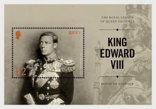 Jersey - " The Royal Legacy Of Queen Victoria King Edward Viii " Ms 2017