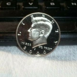 2000 S Clad Proof Kennedy Half Dollar 50 Cents