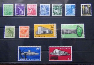 Nigeria 1961 Set To £1 Mm Sg89 - Sg101