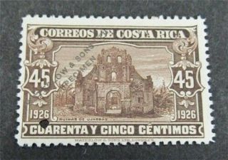 Nystamps Costa Rica Stamp Waterlow Color Proof H Ng Only 100 Exist.