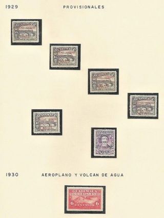 Guatemala: 1929; Scott C01 - C16,  2 Specimen In C13,  Mnh,  Ebg001