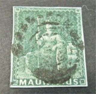 Nystamps British Mauritius Stamp 12 $530