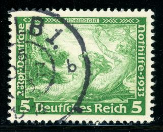 Germany Semi - Postal Selections: Scott B51 5pf,  2pf (1933) Cv$7,