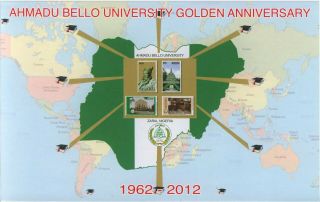 Nigeria,  2012 50th Anniversary Of Ahmadu Bello University Miniature Sheet