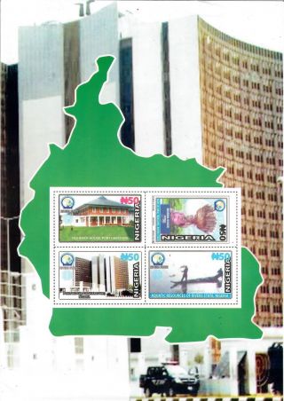 Nigeria - 2018 50th Anniversary Of River State,  Issue Miniature Sheet