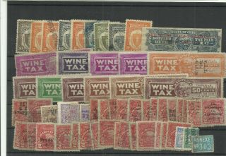 Usa Middle Period Revenue Stamps Lot 2
