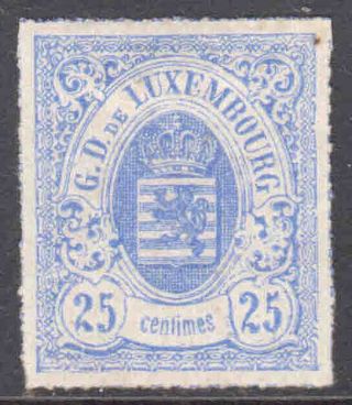 Luxembourg 22a Vf Sound $1,  100 Scv For No Gum