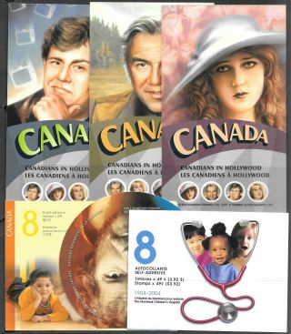 CANADA range of self adhesive booklets,  UM.  Face $92.  78.  (20). 2