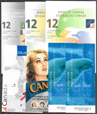 CANADA range of self adhesive booklets,  UM.  Face $92.  78.  (20). 3